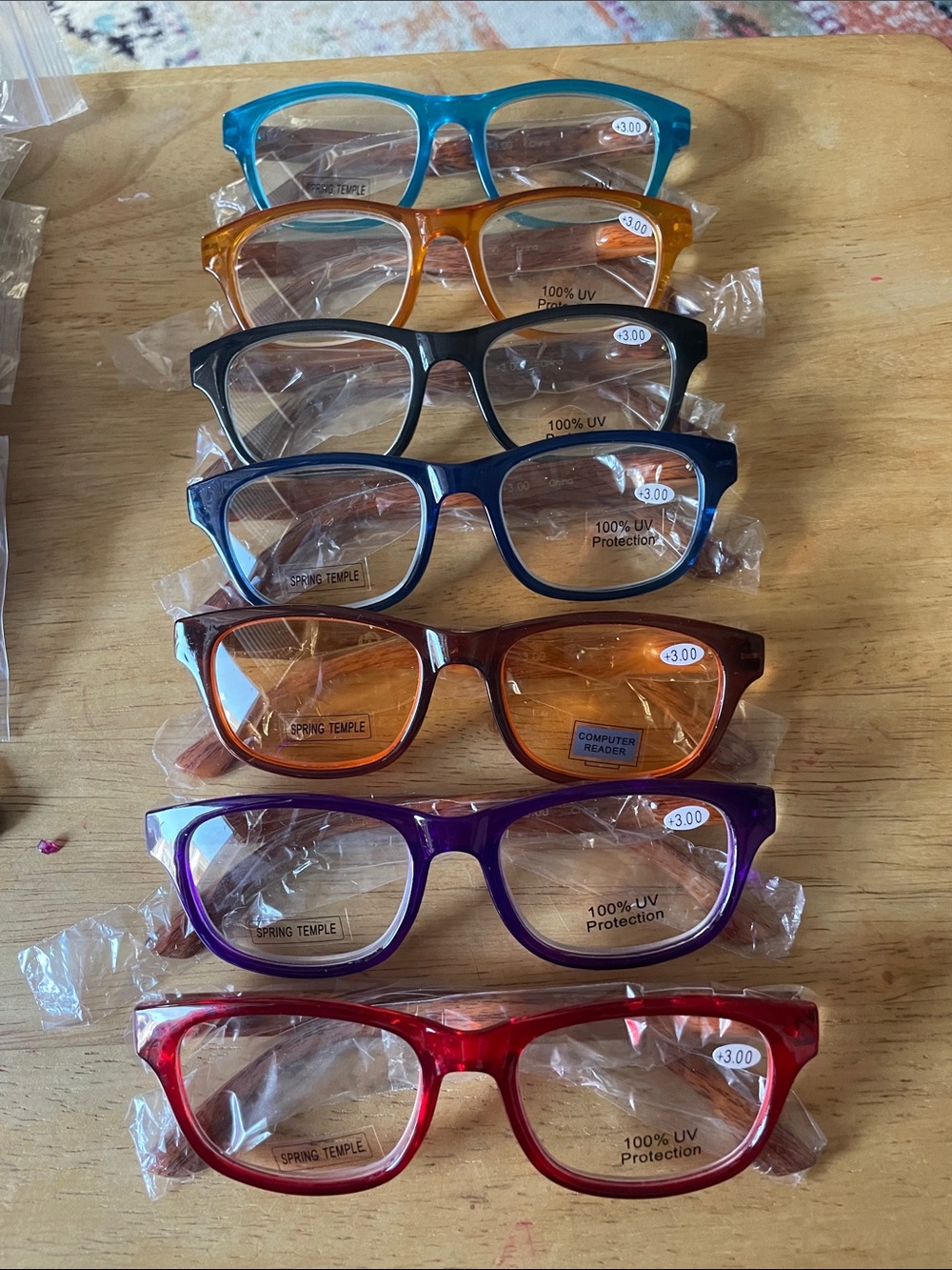 7 New +3.00 Pairs Joy Mangano Reading Glasses